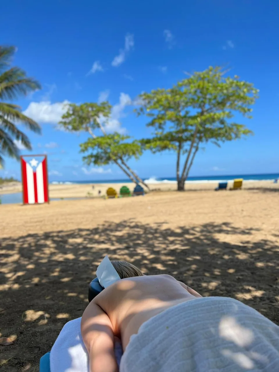 Massage experience by the beach